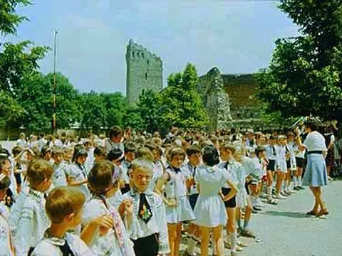 Kronenfest 1978 – Aufbruch zum Festplatz (Foto: Wilhelm Roth)