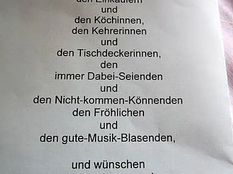 Erntedankfest Petersberg 2010 – Dank an die Helfer